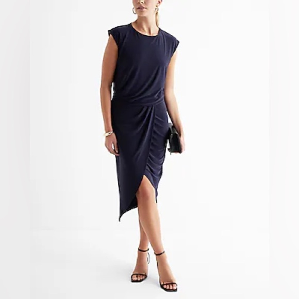Express Navy Blue Dress size small NWT